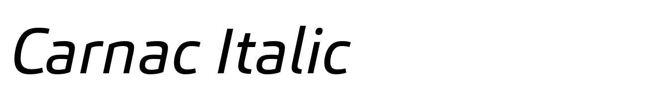 Carnac Italic